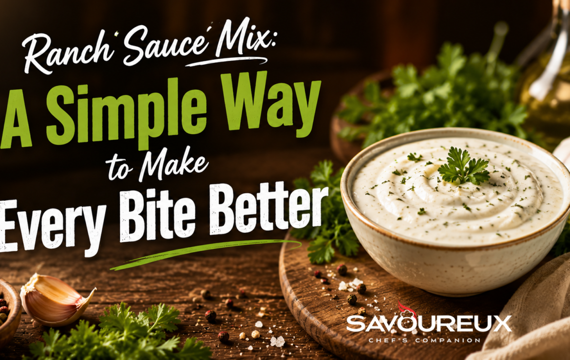Ranch Sauce Mix: A Simple Way to Make Every Bite Better